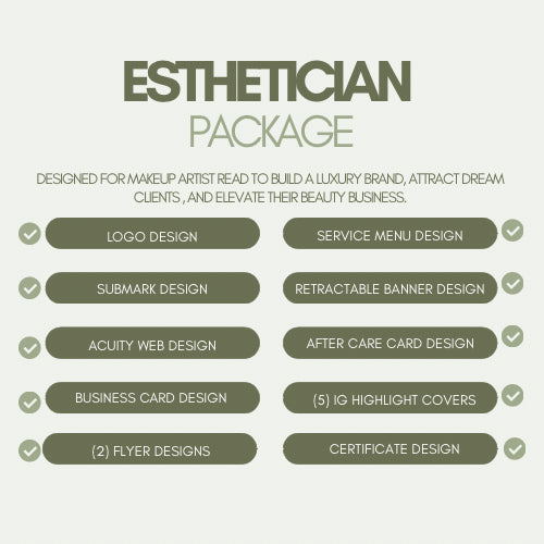 Esthetician Package