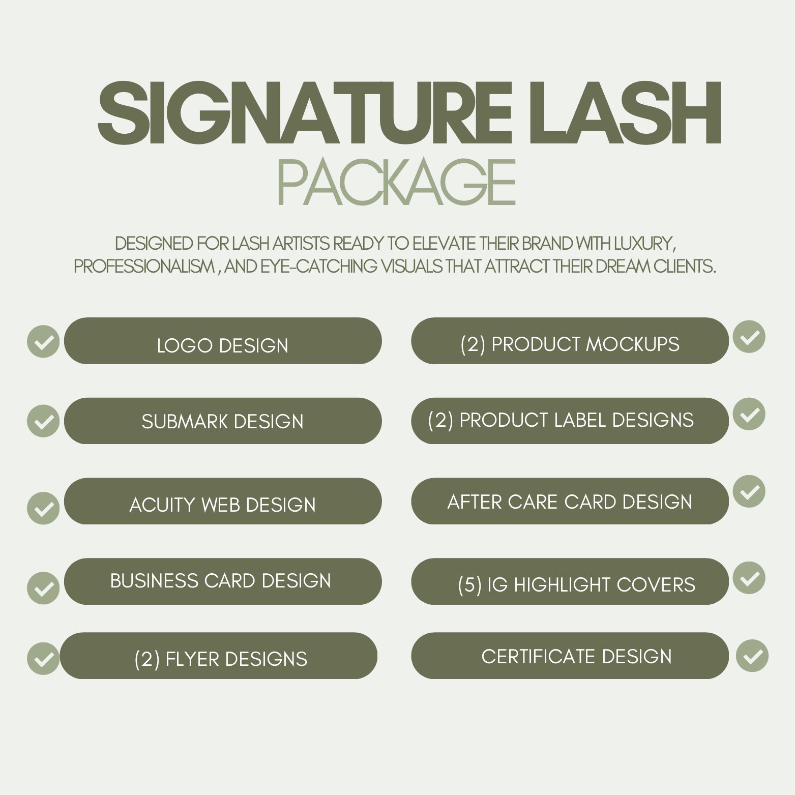 Signature Lash Package